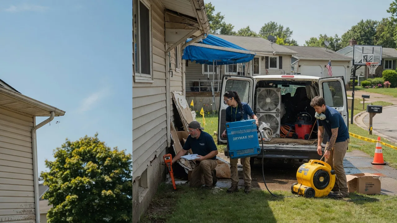 Ceiling Leak Cleanup in Oakland, MI near me