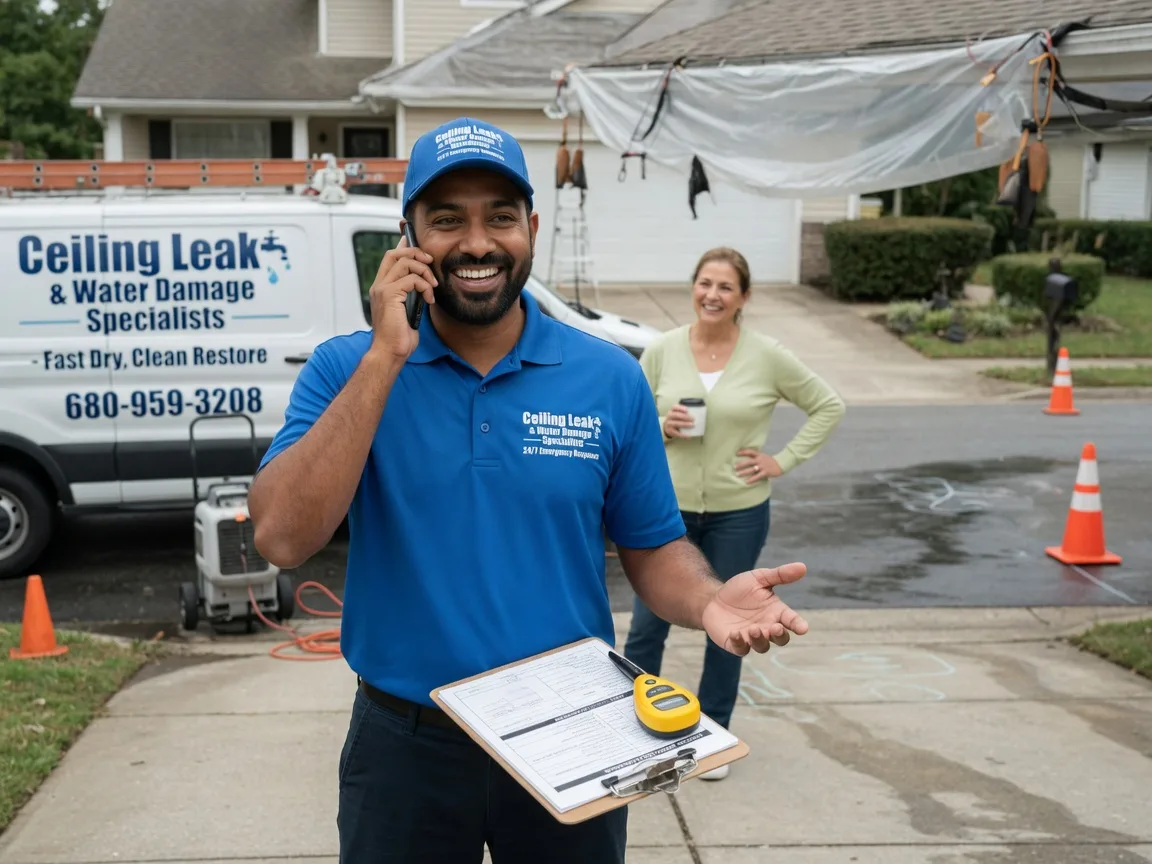 Ceiling Leak Cleanup Oakland, MI FAQs